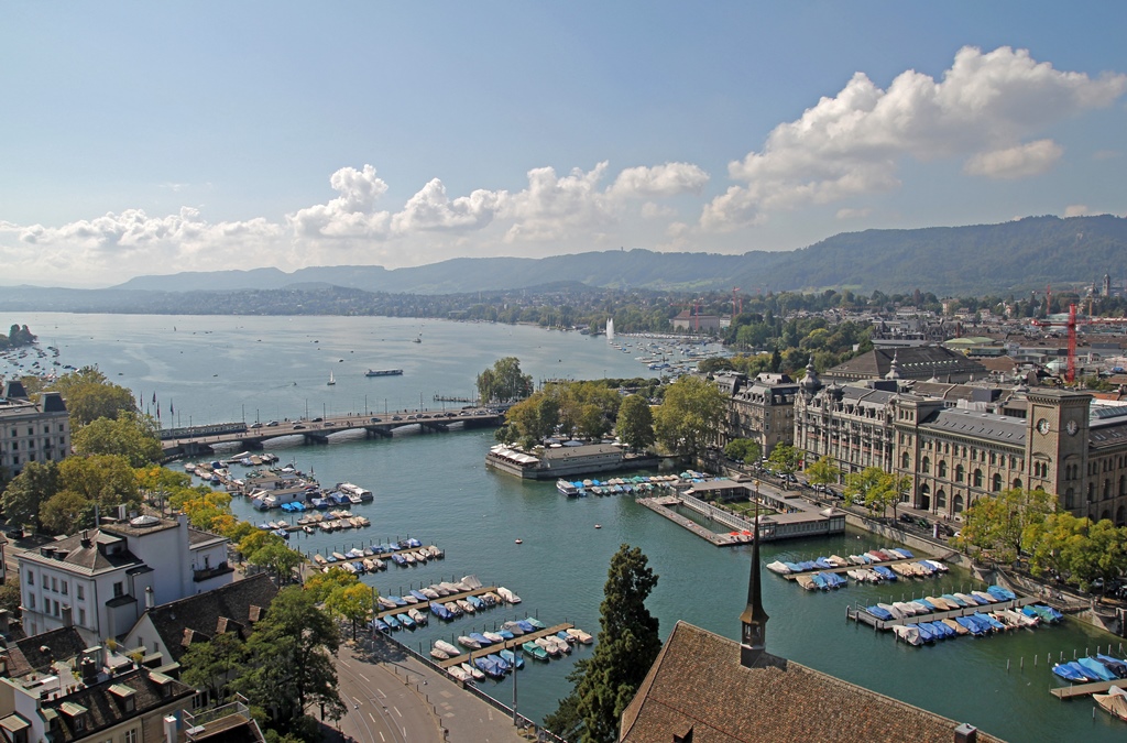 Limmat River and Zürichsee
